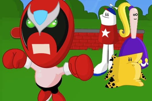 Strong Bad and "friends"